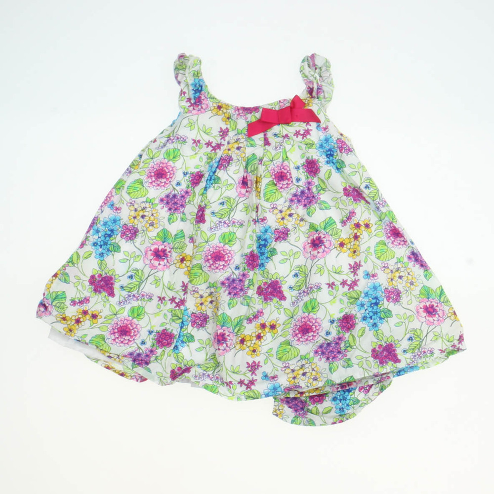 Shrinking Violet Girls White | Floral Dress size: 6-9 Months